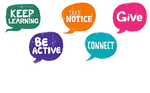 Five Ways to Wellbeing in bubbles